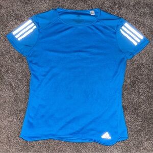Adidas Blue ClimaCool Running Shirt